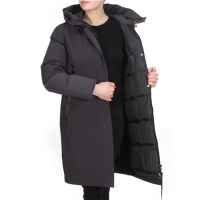 YR-961 DARK GRAY Пальто зимнее женское АЛИСА (200 гр. холлофайбера) размер 52