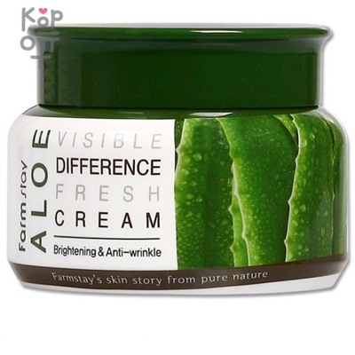 Farm Stay Visible Difference Moisture Cream  Aloe - Увлажняющий крем  c экстрактом алое 100гр. ,