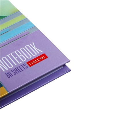 Записная книжка, А6, 80 листов, в клетку, "Multicolor", обложка 7БЦ, глянцевая ламинация, блок офсет 60г/м2