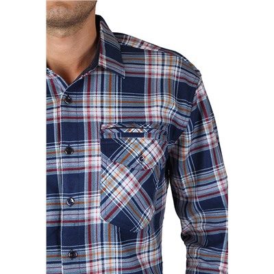 Рубашка мужская утепленная Sainge F903-4-1
