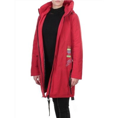 101-1 RED Пальто демисезонное женское FAMILY (100 гр. синтепон) размер 50/52 российский