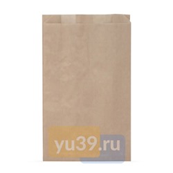 Универсальный бумажный пакет, крафт, 300x170+60 мм., коричневый, 50 шт.