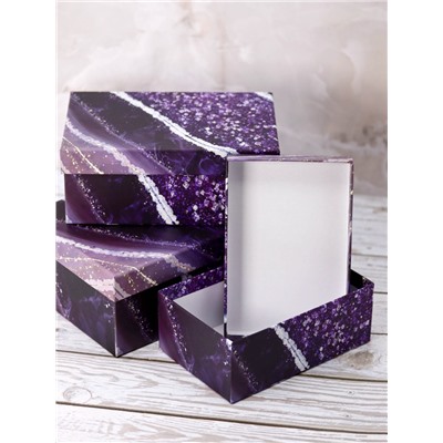 Подарочная коробка «Amethyst», purple (18*12*7)