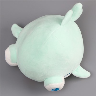 Мягкая игрушка «Акула» с большими глазами, 19 см, цвет бирюзовый