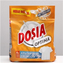 Стиральный порошок Dosia Optima «Альпийская свежесть», автомат, 4 кг