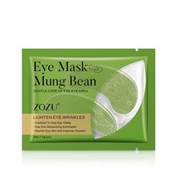 ZOZU, Маски-патчи для кожи вокруг глаз Mung Bean Eye Mask, 2 шт