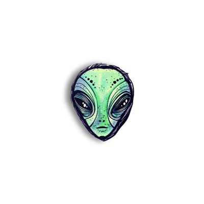 Инопланетянин - Брошь/ значок - 279