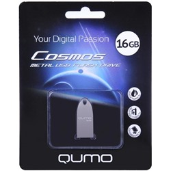 Нарушена упаковка.   Флешка USB QUMO  19479 8 Gb Cosmos Silver () Б0051011