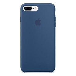 Силиконовый чехол для iPhone 7 Plus / 8 Plus глубокий синий (Ocean Blue)