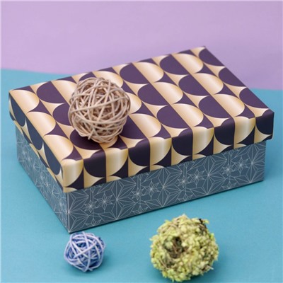 Подарочная коробка «Patterns 1», 18*12*7