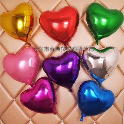 Воздушный шар "Сердце" 45 см, заказ от 3-х шт