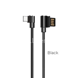 USB кабель для USB Type-C 1.2м HOCO U37 (черный)
