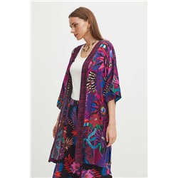 Kimono damskie wzorzyste kolor multicolor