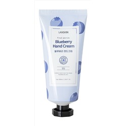 Питательный крем для рук с голубикой, Fresh Berries Blueberry Hand Cream, LanSkin, 100 мл