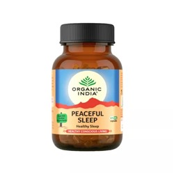 Добавка для хорошего сна (60 кап, 340 мг), Peaceful Sleep, произв. Organic India