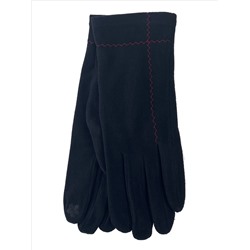 Элегантные хлопоковые перчатки, цвет черный