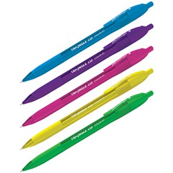Ручка шариковая автоматическая BERLINGO Triangle 110RT Color синяя 0,7 трехгр CBm_07120/12/Китай