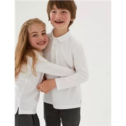 Unisex Long Sleeve Polo Shirt (2-16 Yrs)