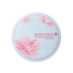 Secret nature Cherry Blossom Pink Tone-up Солнцезащитный кушон (SPF50+ PA++++) 20g