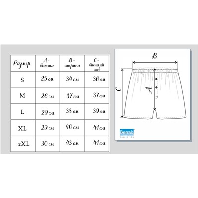 Мужские трусы семейки Berrak 1052