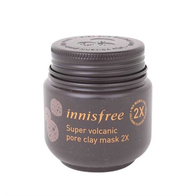 Innisfree Super Jeju Volcanic Интенсивная маска с вулканической глиной 2X