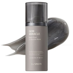 Маска кислородная с экстрактом жемчуга Gem Miracle Black Pearl O2 Bubble Mask, THE SAEM   105 г