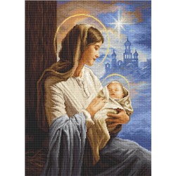 Набор для вышивания LUCA-S арт. B617 Дева Мария с Младенцем 29х40 см