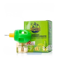 Набор Zondex от летающих насекомых, фумигатор + жидкость 30 ночей, 30 мл.