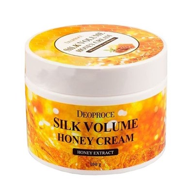 Крем для лица питательный на основе меда Moisture Silk Volume Honey Cream, DEOPROCE 100 г