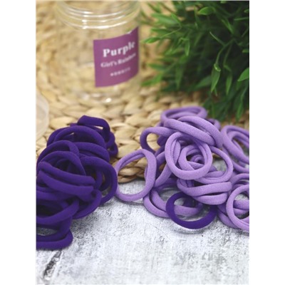 Набор резиночек для волос "Fantasy",  purple