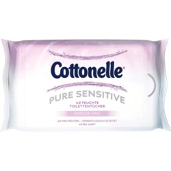Cottonelle Туалетная бумага feucht Pure Чувствительный , 42 шт