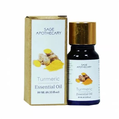 Эфирное масло Куркумы (10 мл), Turmeric Essential Oil, произв. Sage Apothecary