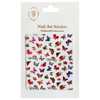 Nail Art Sticker, 2D стикер Z-D3869