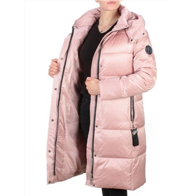 9110 PINK Пальто зимнее женское FLOWERROVE (200 гр. холлофайбера) размер 50