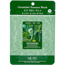 Маска тканевая с экстрактом огурца Cucumber Essence Mask, MIJIN 23 мл