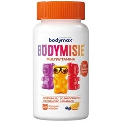 Bodymax Bodymisie желатинки витаминки для детей от 3 лет и взрослых, фруктовый вкус, 60 шт.