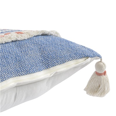 Чехол на подушку с кисточками и бахрамой из коллекции Ethnic, 35х60 см