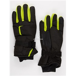 Мужские зимние горнолыжные перчатки черного цвета 907Ch