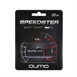 Нарушена упаковка.   Флэш-диск QUMO 32 Gb Speedster  Black USB 3.0 (500) Б0009328