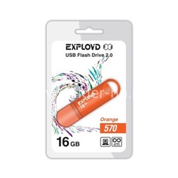 USB Flash 16GB Exployd (570) оранжевый