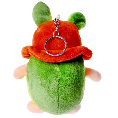Мягкая игрушка «Авокадо в панамке», на брелоке, цвет МИКС
