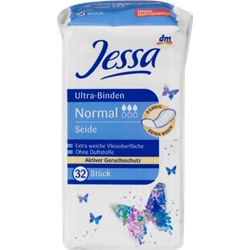 Jessa Ultra Normal Seide Гигиенические Прокладки Экстра мягкие с защитой от запаха, 32 шт