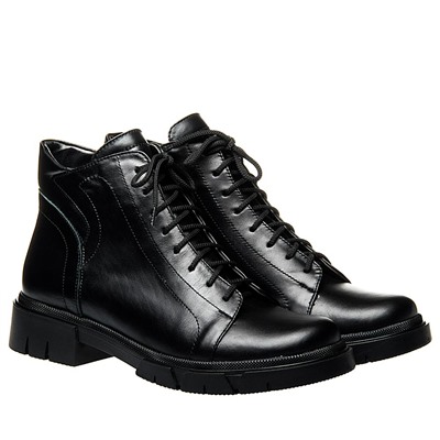 Женские кожаные ботинки LaRose L2333 Черный: Под заказ