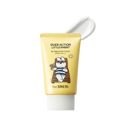 The Saem Eco Earth Power No Sebum Солнцезащитный крем для жирной кожи (Over Action Little Rabbit)