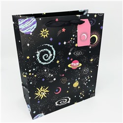 Подарочный пакет (M) "Space", (03)