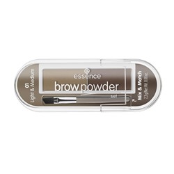 Тени для бровей Brow Powder Set, 01 для блондинок