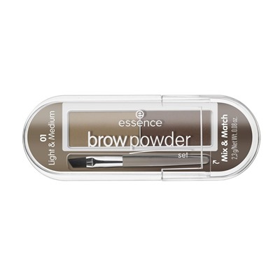 Тени для бровей Brow Powder Set, 01 для блондинок