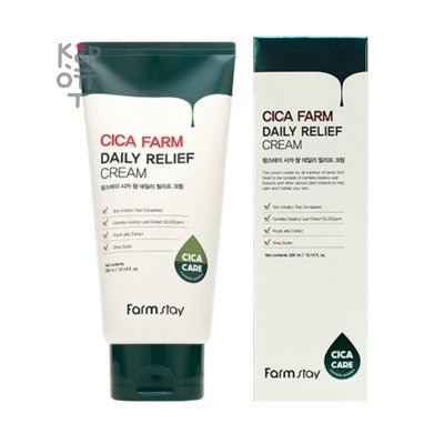 Farm Stay Cica Farm Daily Relief Cream - Успокаивающий крем с экстрактом центеллы азиатской 300мл.,