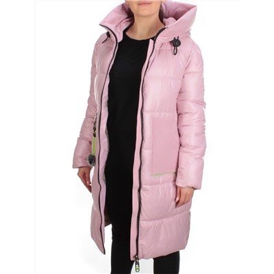 2190 PINK Пальто женское зимнее AKIDSEFRS (200 гр. холлофайбера) размер 50
