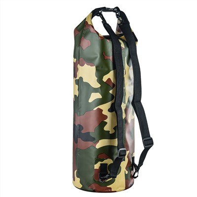 Водонепроницаемый рюкзак Ocean Pack 30 л (камуфляж) - Десятки способов использования водонепроницаемого рюкзака. Кроме основного предназначения, можно использовать как подвесной душ, подушку, непотопляемую емкость, сумку для воды и т.д. №718